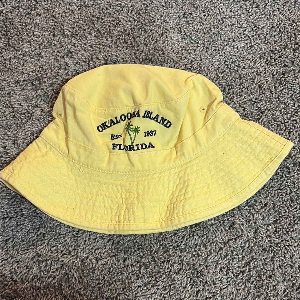 Yellow Okaloosa Island Bucket Hat